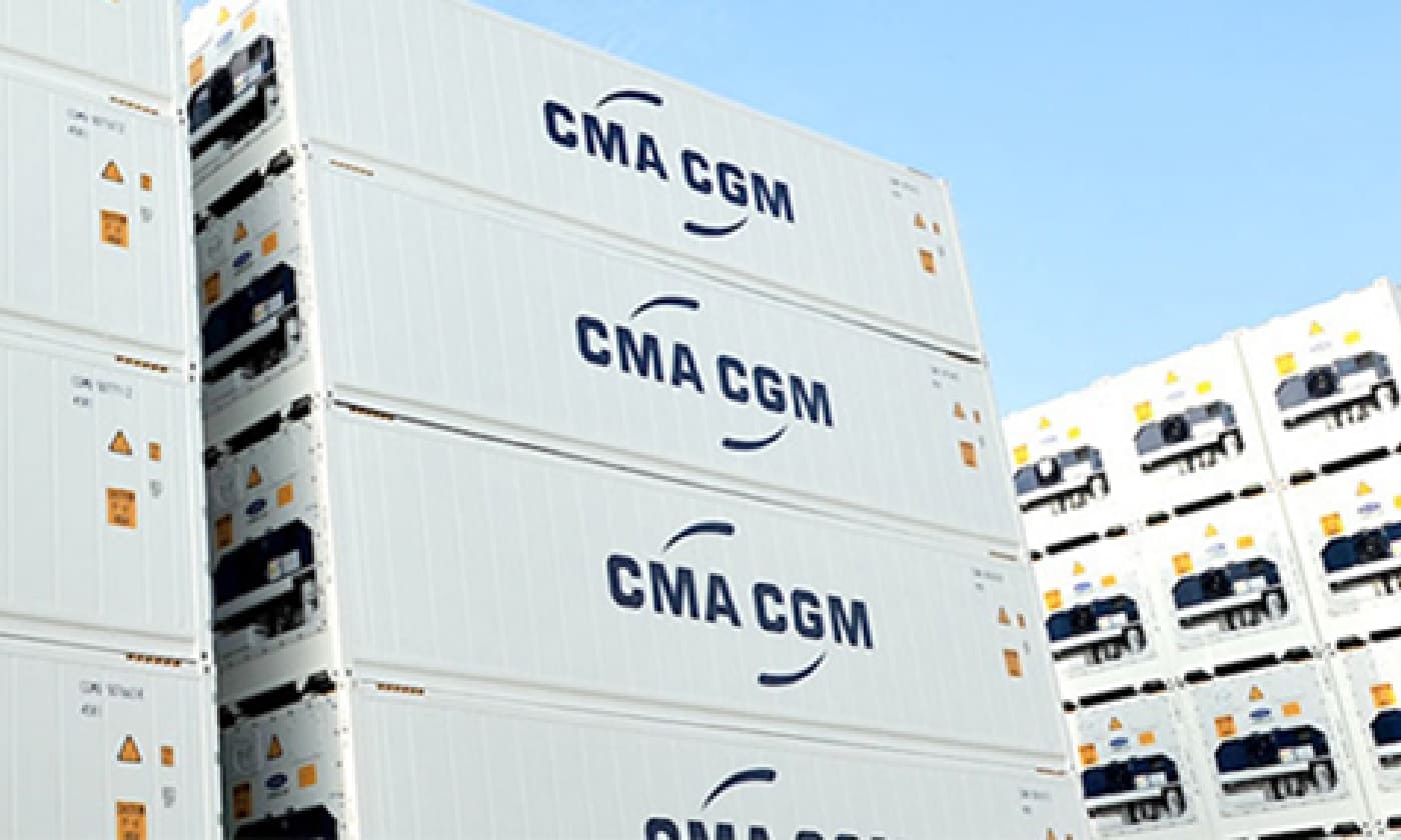 CMA CGM container boxes